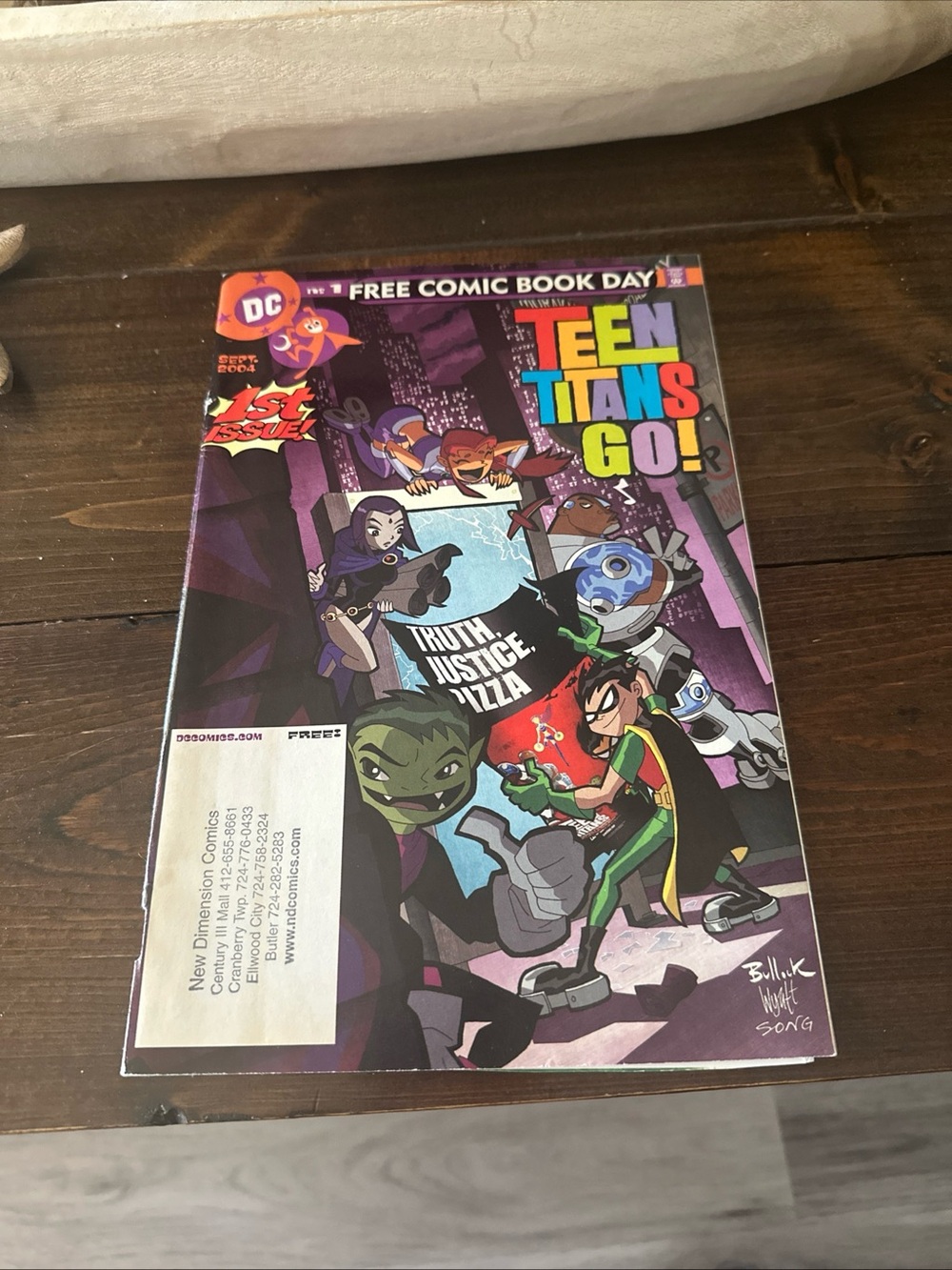 DC Teen Titans Go! Comic Cover — Bright Multicolor Logo